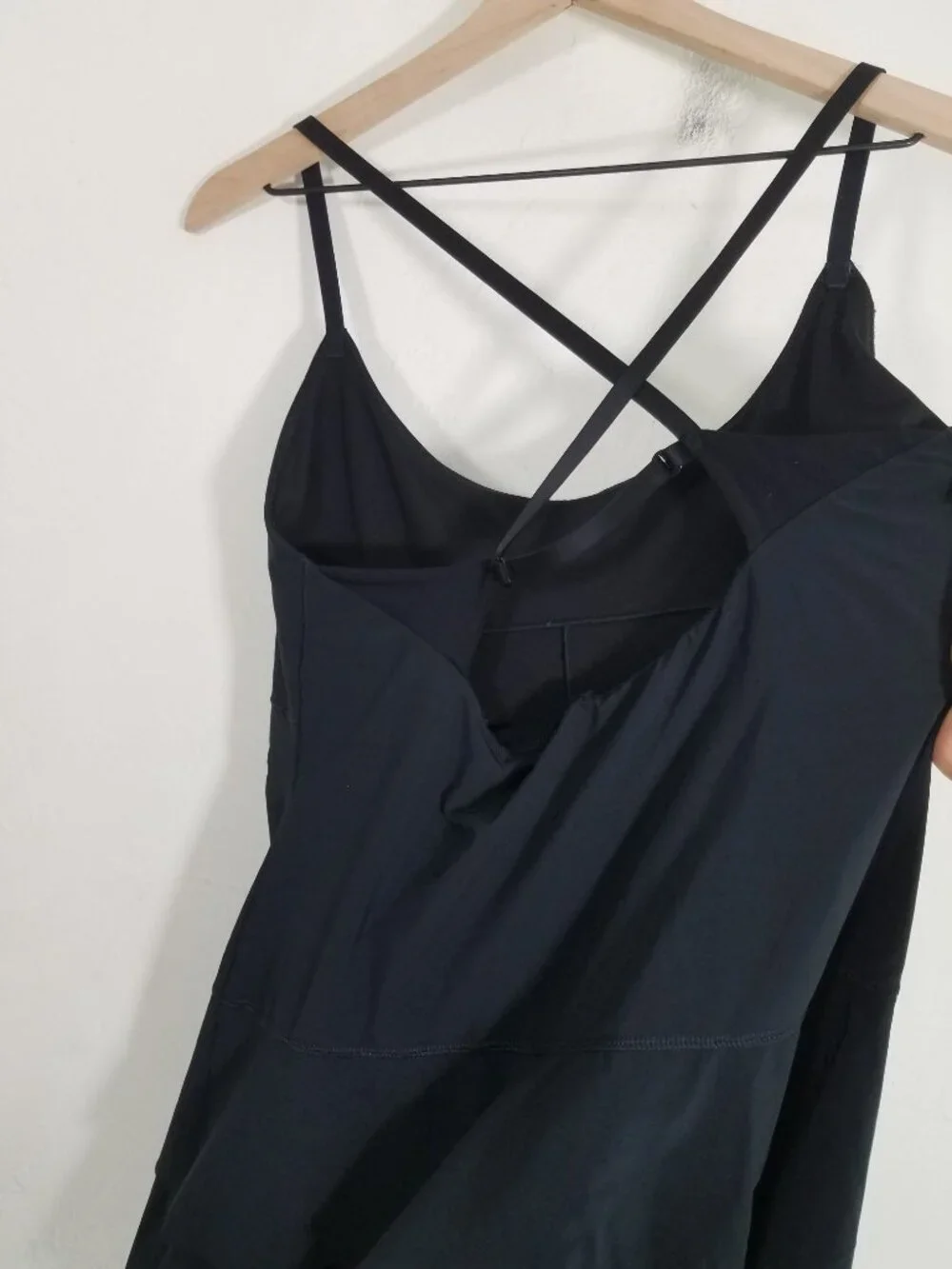 OFFLINE by Aerie Athletic Dress Strappy with Built-in Shorts Black Size L